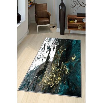 Covor de hol, EXFAB264, 80x150 cm, Poliester, Multicolor