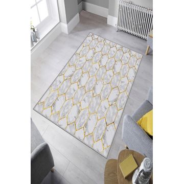 Covor de hol, EXFAB266, 100x150 cm, Poliester, Multicolor ieftin