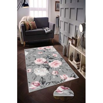 Covor, HMNT168, 80x150 cm, Poliester, Multicolor