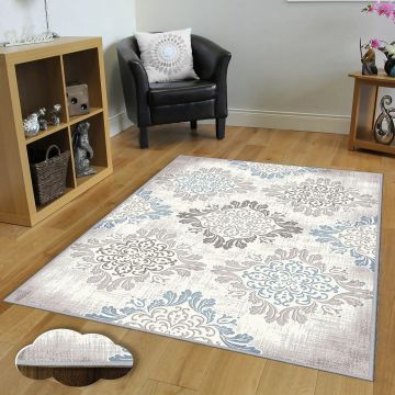 Covor, EEXFAB1087, 80x120 cm, Poliester, Multicolor ieftin