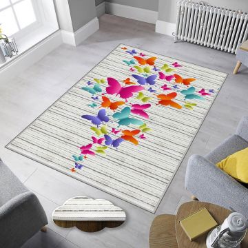 Covor, EEXFAB726, 120x180 cm, Poliester, Multicolor ieftin