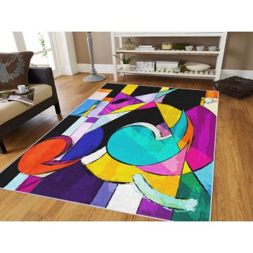 Covor, ym (136), 140x220 cm, Poliester, Multicolor