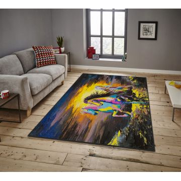 Covor, ASR CRPT-18 , 140x220 cm, Poliester, Multicolor