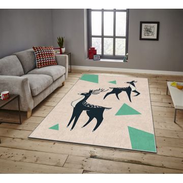 Covor, ASR CRPT-42 , 160x230 cm, Poliester, Multicolor la reducere