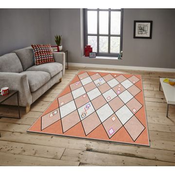 Covor, ASR CRPT-63 , 120x180 cm, Poliester, Multicolor la reducere