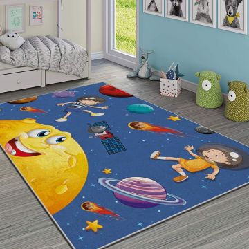 Covor, HMI KDC-53, 100x140 cm, Poliester, Multicolor ieftin