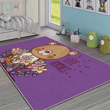 Covor, HMI KDC-59, 100x180 cm, Poliester, Multicolor ieftin