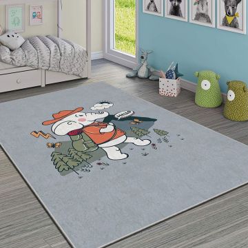 Covor, HMI KDC-66, 100x180 cm, Poliester, Multicolor ieftin