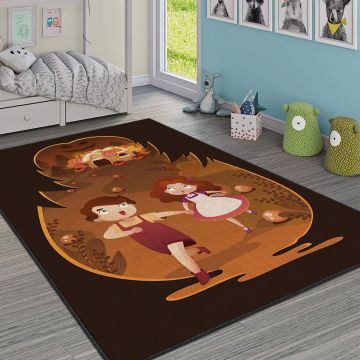 Covor, HMI KDC-67, 80x140 cm, Poliester, Multicolor ieftin