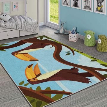 Covor, HMI KDC-69, 80x140 cm, Poliester, Multicolor ieftin