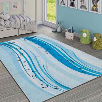 Covor, HMI KDC-78, 100x180 cm, Poliester, Multicolor ieftin