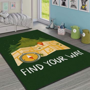 Covor, HMI KDC-81, 80x140 cm, Poliester, Multicolor ieftin