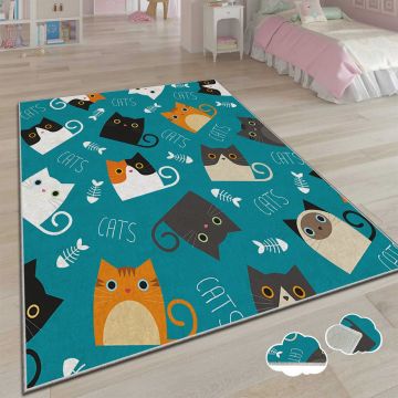 Covor, csbrghl-589, 160x230 cm, Poliester, Multicolor la reducere