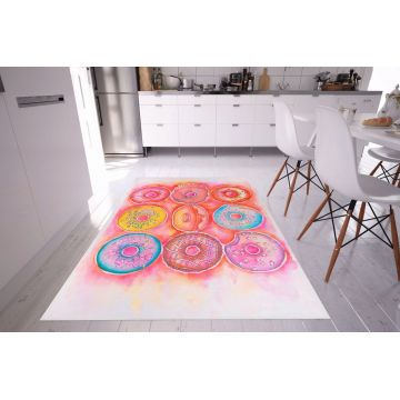 Covor de hol, Ada Gönül Chenille AL 311 , 75x150 cm, Poliester , Multicolor