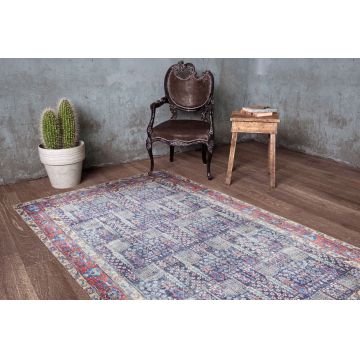 Covor de hol, Blues Chenille AL 341 , 75x150 cm, Poliester , Multicolor