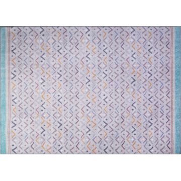 Covor de hol, Funk Chenille, 75x150 cm, Poliester , Multicolor