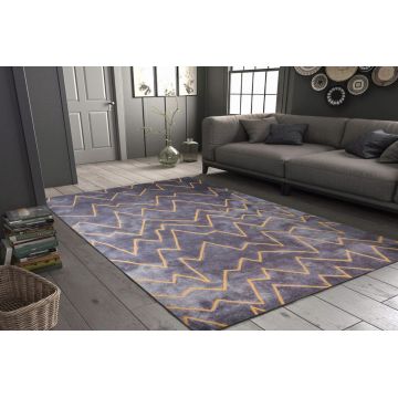 Covor, Funk Chenille, 75x150 cm, Poliester , Multicolor