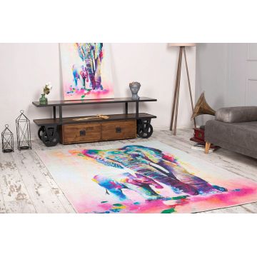 Covor de hol, Funk Chenille AL 192 , 75x150 cm, Poliester , Multicolor