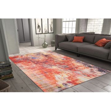 Covor de hol, Funk Chenille AL 207 , 75x150 cm, Poliester , Multicolor