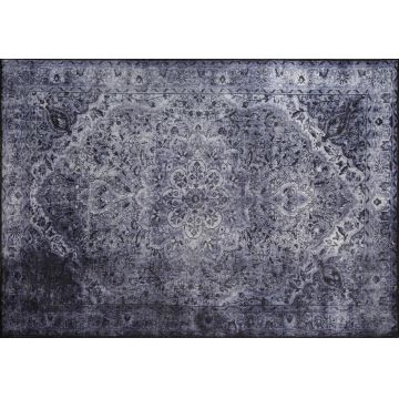 Covor de hol, Gray AL 22 , 75x150 cm, Poliester , Multicolor