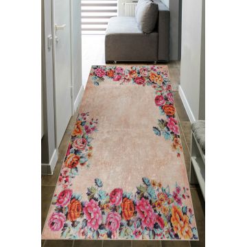 Covor, Mu172, 80x150 cm, Poliamida, Roz Covor, Mu172, 80x150 cm, Poliamida, Roz