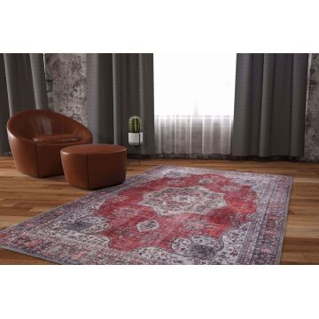 Covor de hol, Rustic AL 94 , 75x150 cm, Poliester , Multicolor