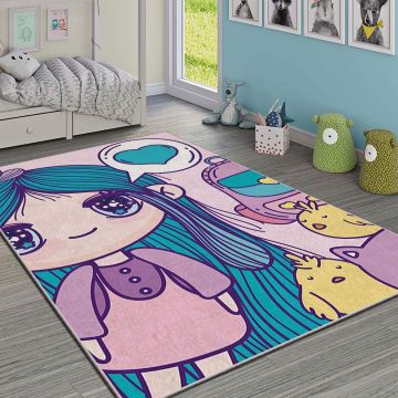 Covor, HMI KDC-102, 160x230 cm, Poliester, Multicolor Covor, HMI KDC-102, 160x230 cm, Poliester, Multicolor