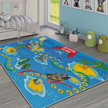 Covor, HMI KDC-86, 160x230 cm, Poliester, Multicolor la reducere