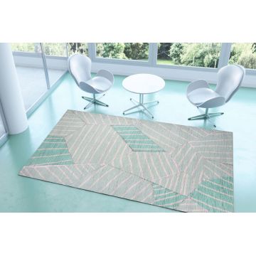 Covor, Funk Chenille, 75x230 cm, Poliester , Multicolor