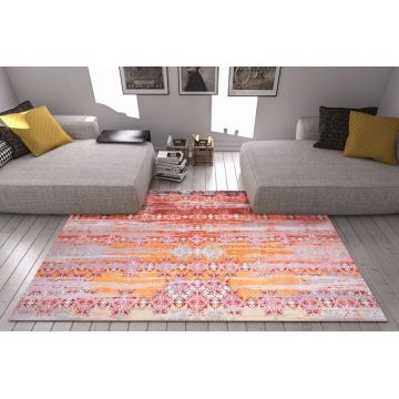 Covor de hol, Fusion Chenille, 75x150 cm, Poliester , Multicolor