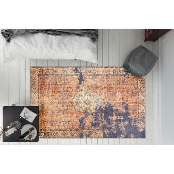 Covor de hol, Fusion Chenille, 75x230 cm, Poliester , Multicolor