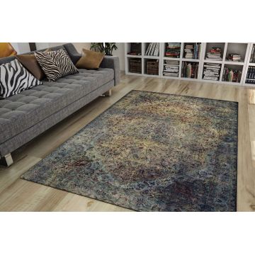 Covor, Green AL 23 , 75x230 cm, Poliester , Multicolor