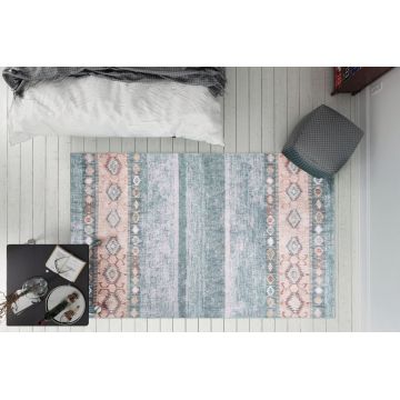 Covor de hol, Soul Chenille, 75x150 cm, Poliester , Multicolor