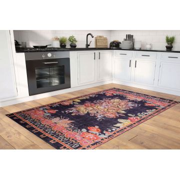 Covor de hol, Soul Chenille, 75x230 cm, Poliester , Multicolor