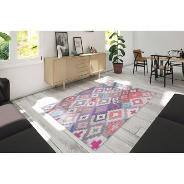 Covor, Funk Chenille, 140x190 cm, Poliester , Multicolor