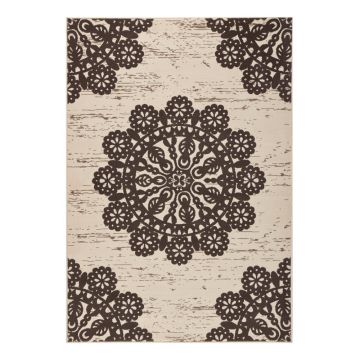 Covor Hanse Home Gloria Lace, 160x230 cm, maro