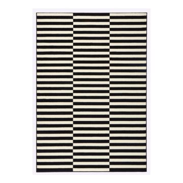 Covor Hanse Home Gloria Panel, 200x290 cm, negru-alb