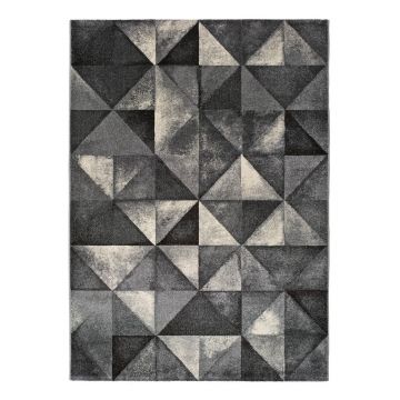 Covor Universal Delta Triangle, 115 x 160 cm, gri