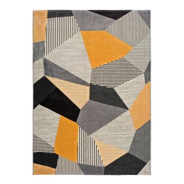 Covor Universal Gladys Sarro, 160 x 230 cm, portocaliu-gri