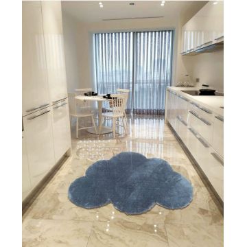 Covor, Cloud Plush, 80x120 cm, Poliester, Gri inchis