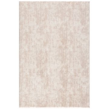 Covor de hol, Soft Plush Pattern, 80x200 cm, Poliester, Bej