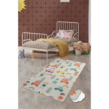 Covor de Copii Oras Colorat, Multicolor (diverse dimensiuni)