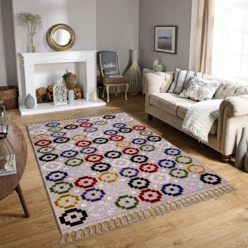 Covor, LasMonte Jüt 3038, 80x150 cm, 80% iuta/20% acril, Multicolor Covor, LasMonte Jüt 3038, 80x150 cm, 80% iuta/20% acril, Multicolor