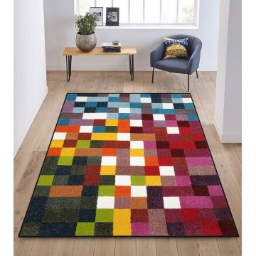 Covor, Geo 6869, 160x230 cm, Polipropilena, Multicolor ieftin