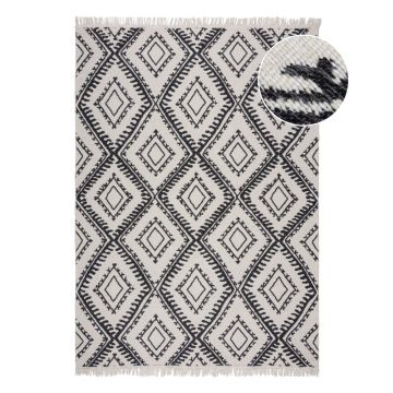 Covor negru-alb 80x150 cm Alix – Flair Rugs