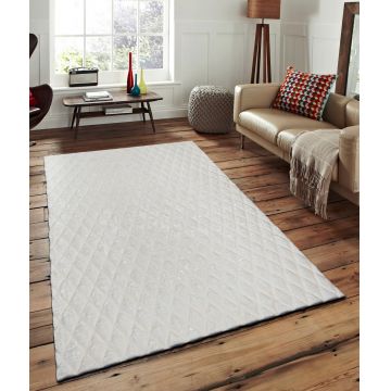 Covor, Sheepskin Rug, 60x100 cm, Poliester, Alb Covor, Sheepskin Rug, 60x100 cm, Poliester, Alb