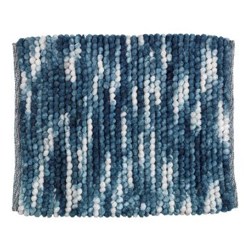 Covoraș de baie albastru din material textil 55x65 cm Urdu – Wenko