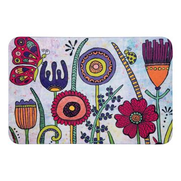 Covoraș de baie din material textil 45x70 cm Rollin'Art Full Bloom – Wenko