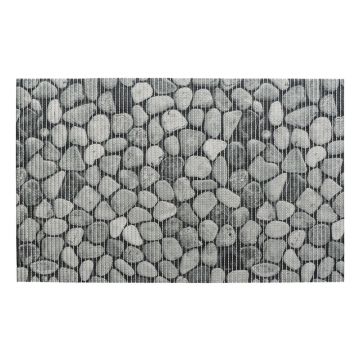 Covoraș de baie gri din plastic 50x80 cm Sassi – Wenko