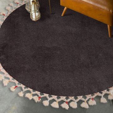 Covor (150 cm), Alanur Home, 1282, Acril, Antracit Covor (150 cm), Alanur Home, 1282, Acril, Antracit